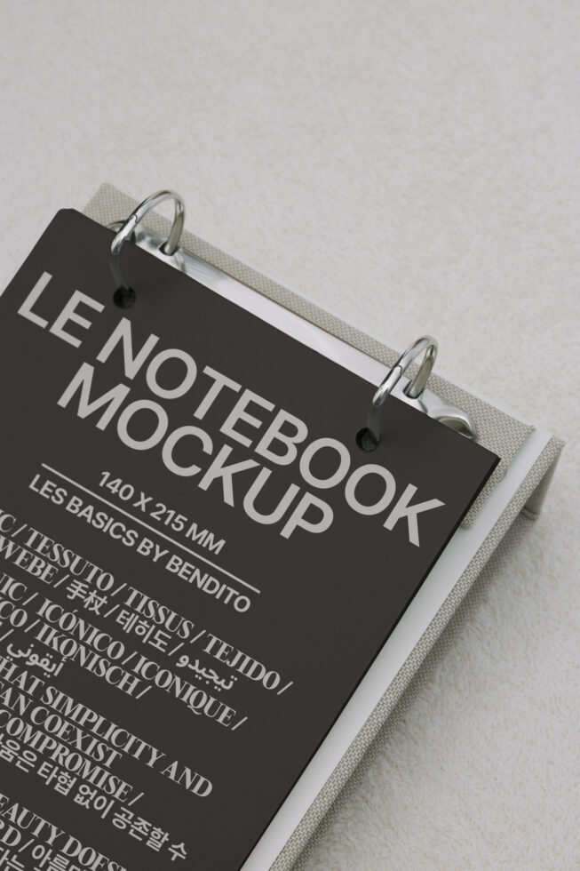 Le Notebook LB25W24 Mockup preview 4