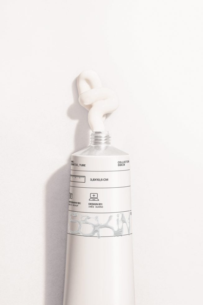 Cosmetic Tube SS04 Mockup