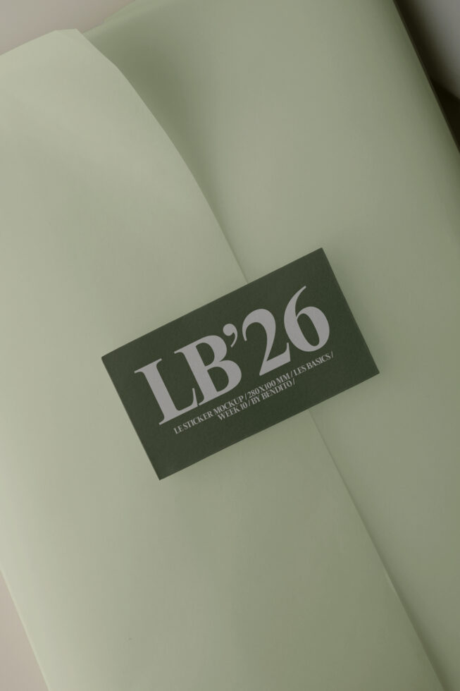 Le Sticker LB26W36 Mockup preview 4