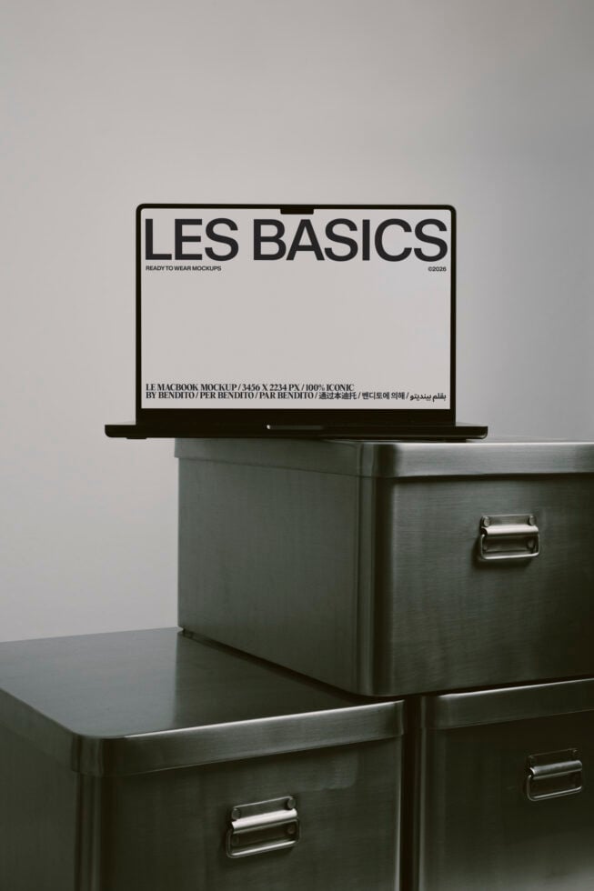 Le MacBook LB26W0201 Mockup