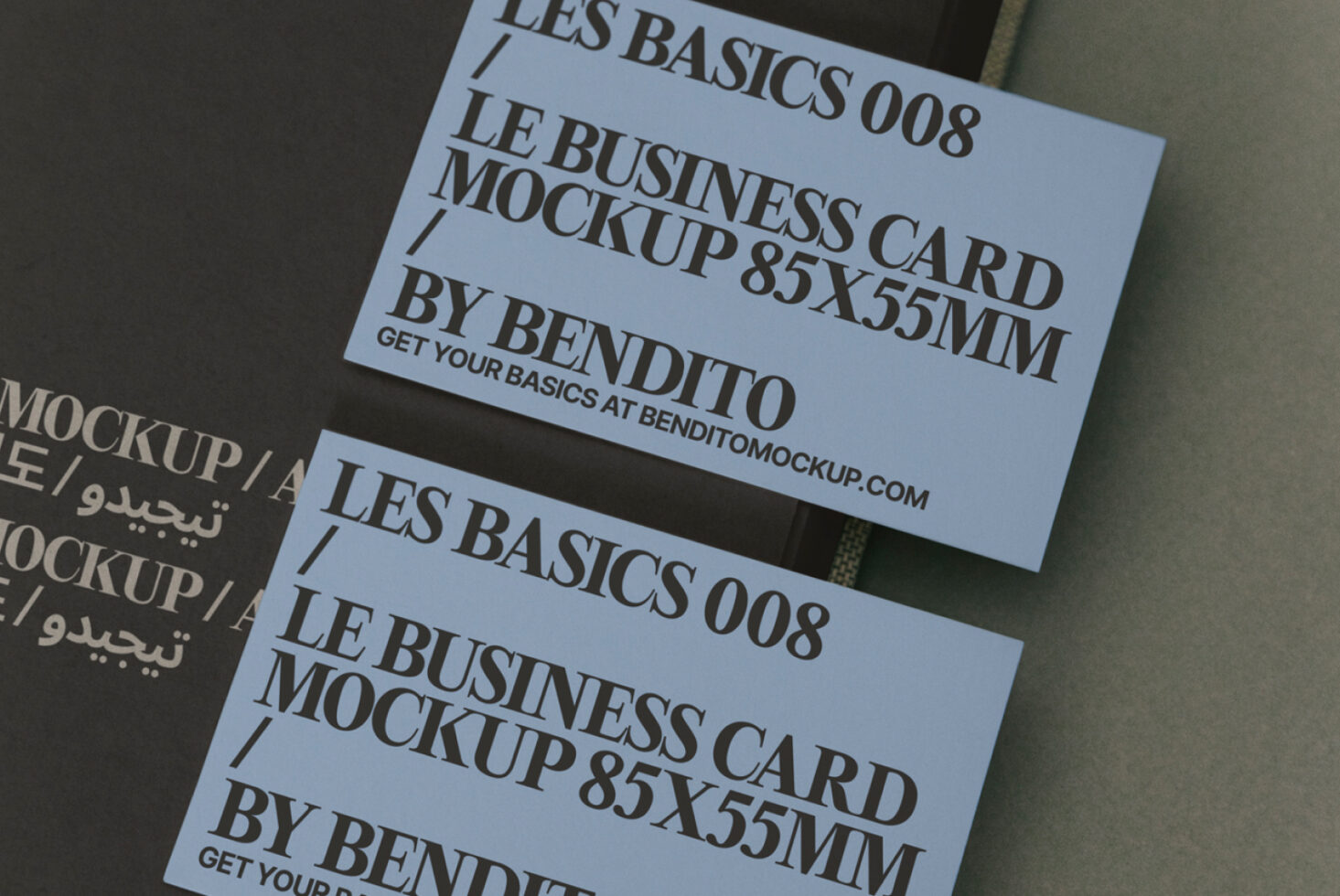 Le Business Card LB25W28 Mockup preview 2