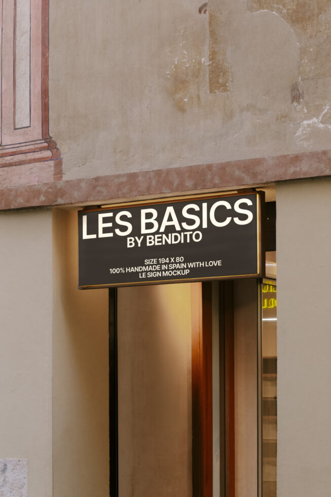 Le Sign LB25W0901 Mockup preview 4