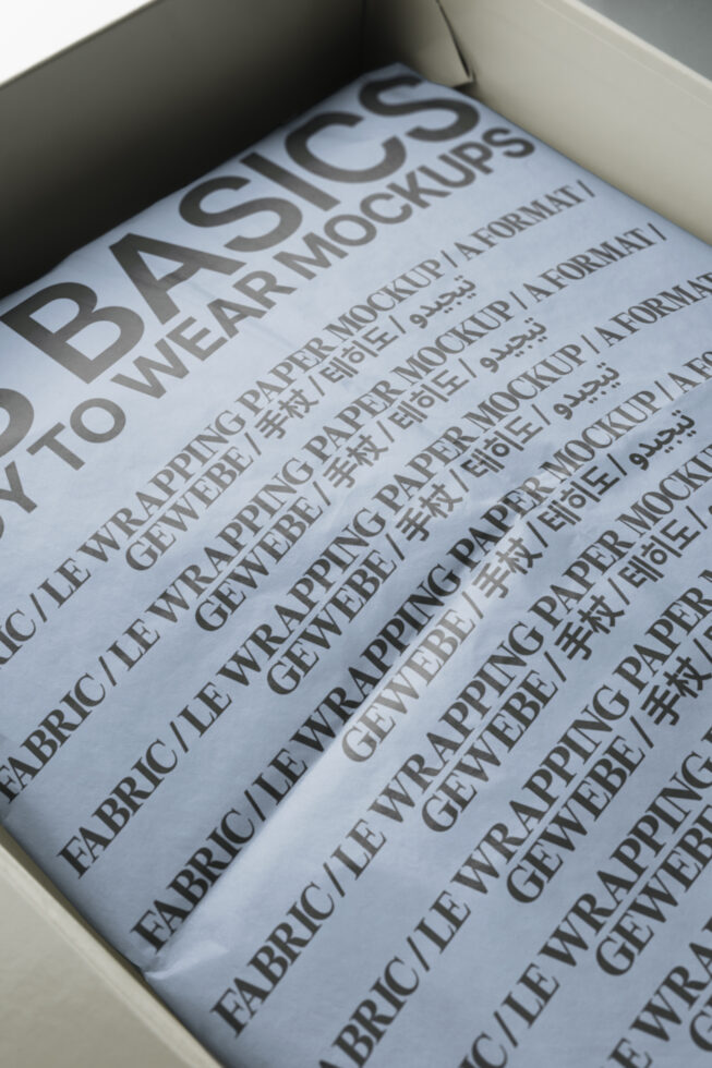 Le Wrapping Paper LB25W37 Mockup preview 4