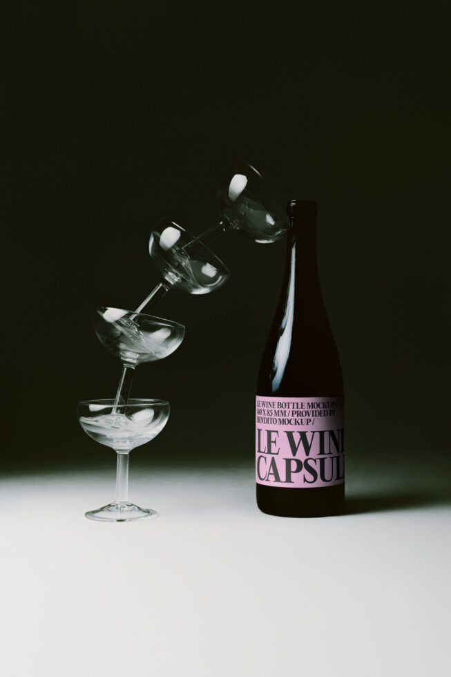 Le Wine Bottle LB26W2103 Mockup preview 4