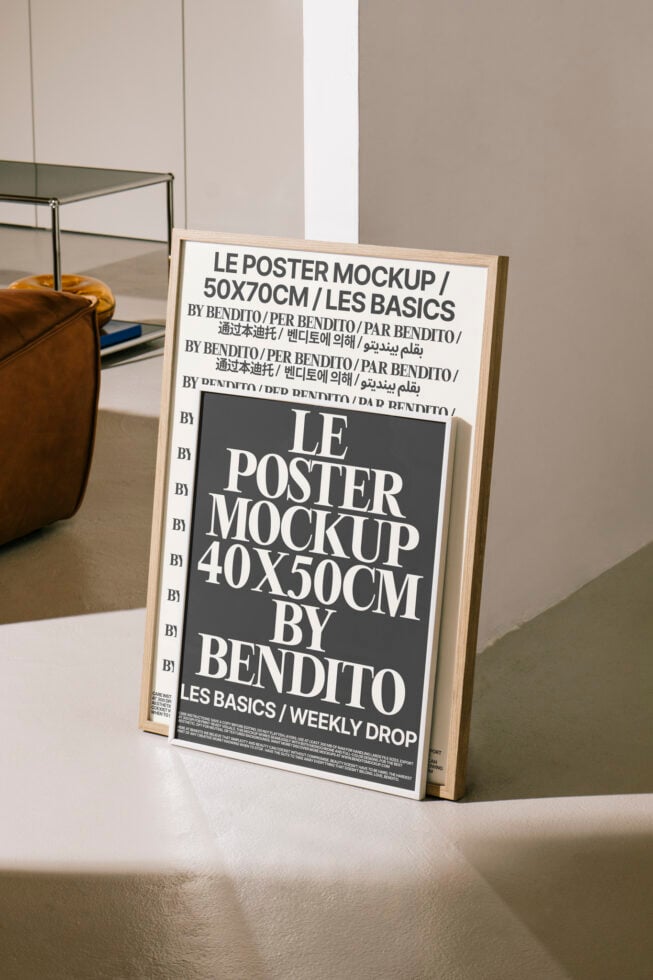 Le Poster LB25W0501 Mockup preview 4