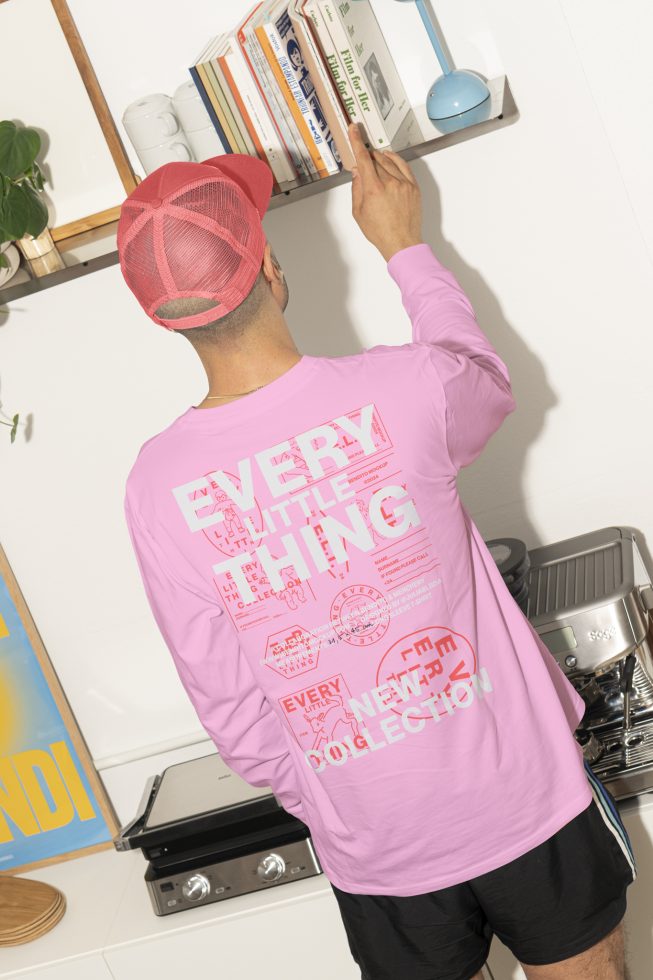Long Sleeve T-Shirt ELT02 Mockup preview 4