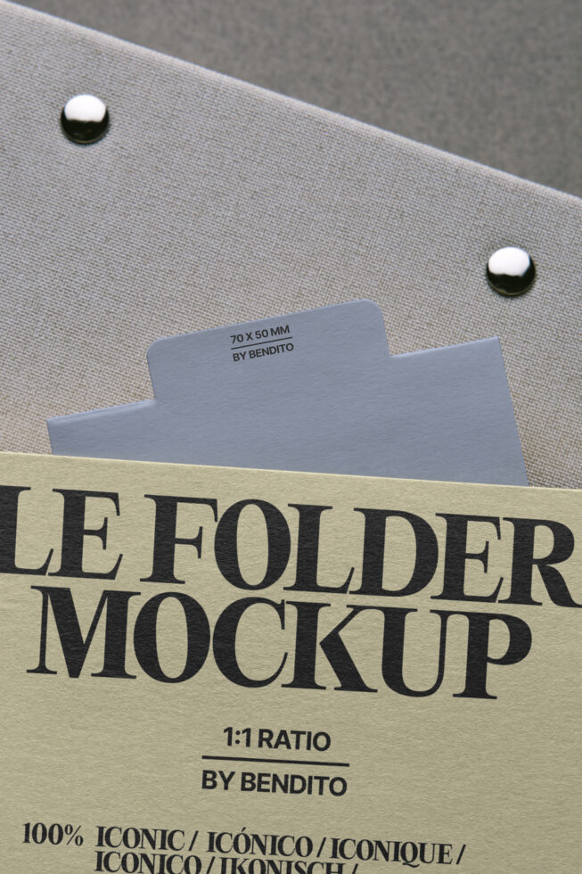 Le Stationery LB25W3502 Mockup preview 4