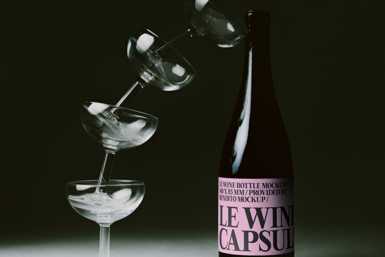 Le Wine Bottle LB26W2103 Mockup preview 2