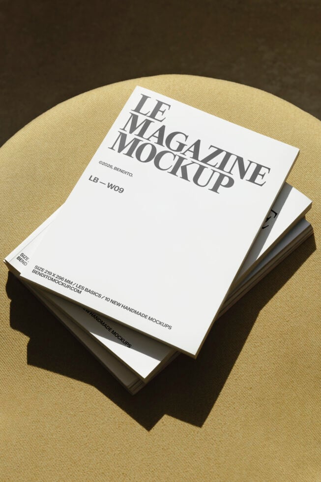 Le Magazine LB26W09 Mockup