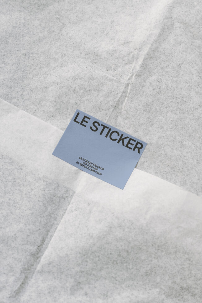 Le Sticker LB25W18 Mockup preview 4