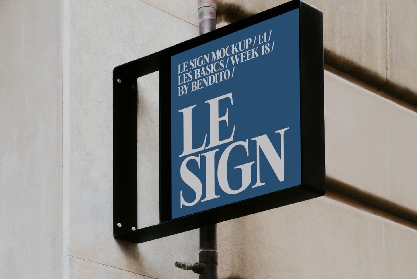 Le Sign LB26W18 Mockup preview 2