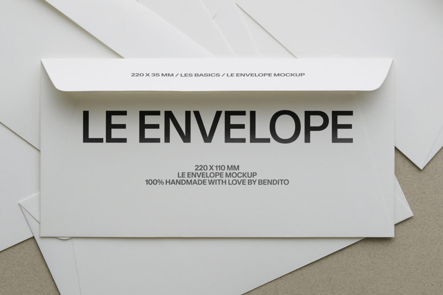 Le Envelope LB26W06 Mockup preview 3
