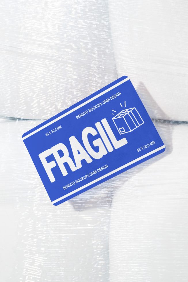 Sticker M&B01 Mockup preview 4