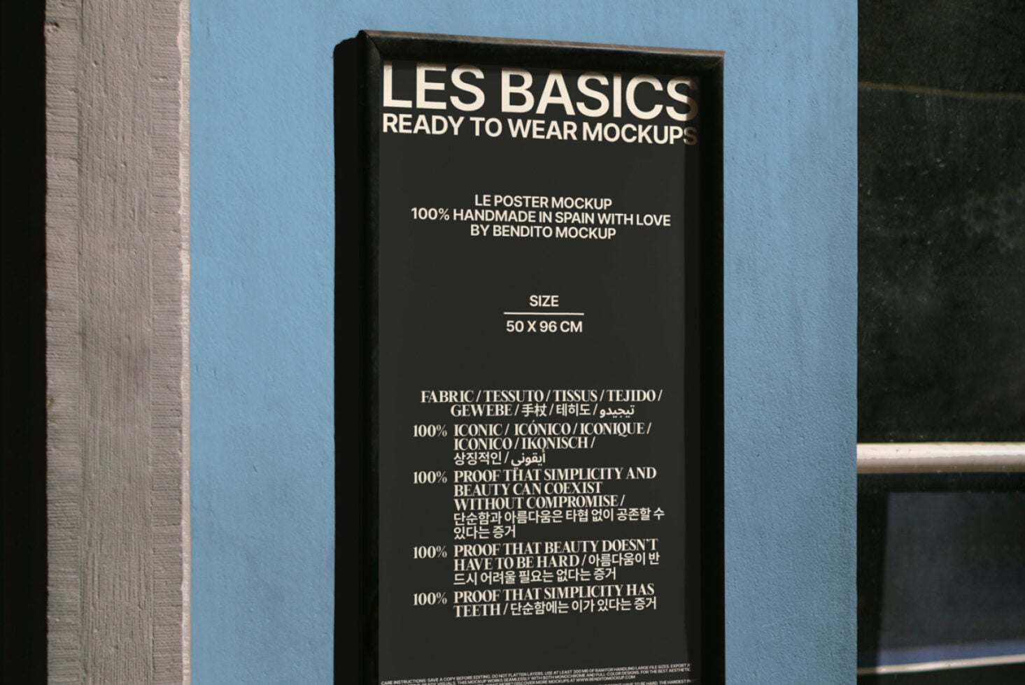 Le Poster LB25W0101 Mockup preview 2