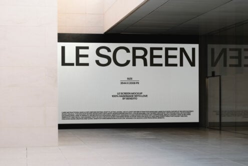 Le Screen LB26W1002 Mockup