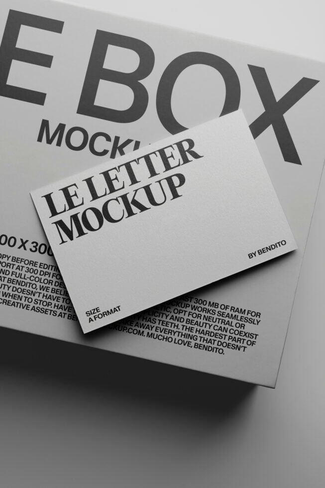 Le Box LB26W34 Mockup