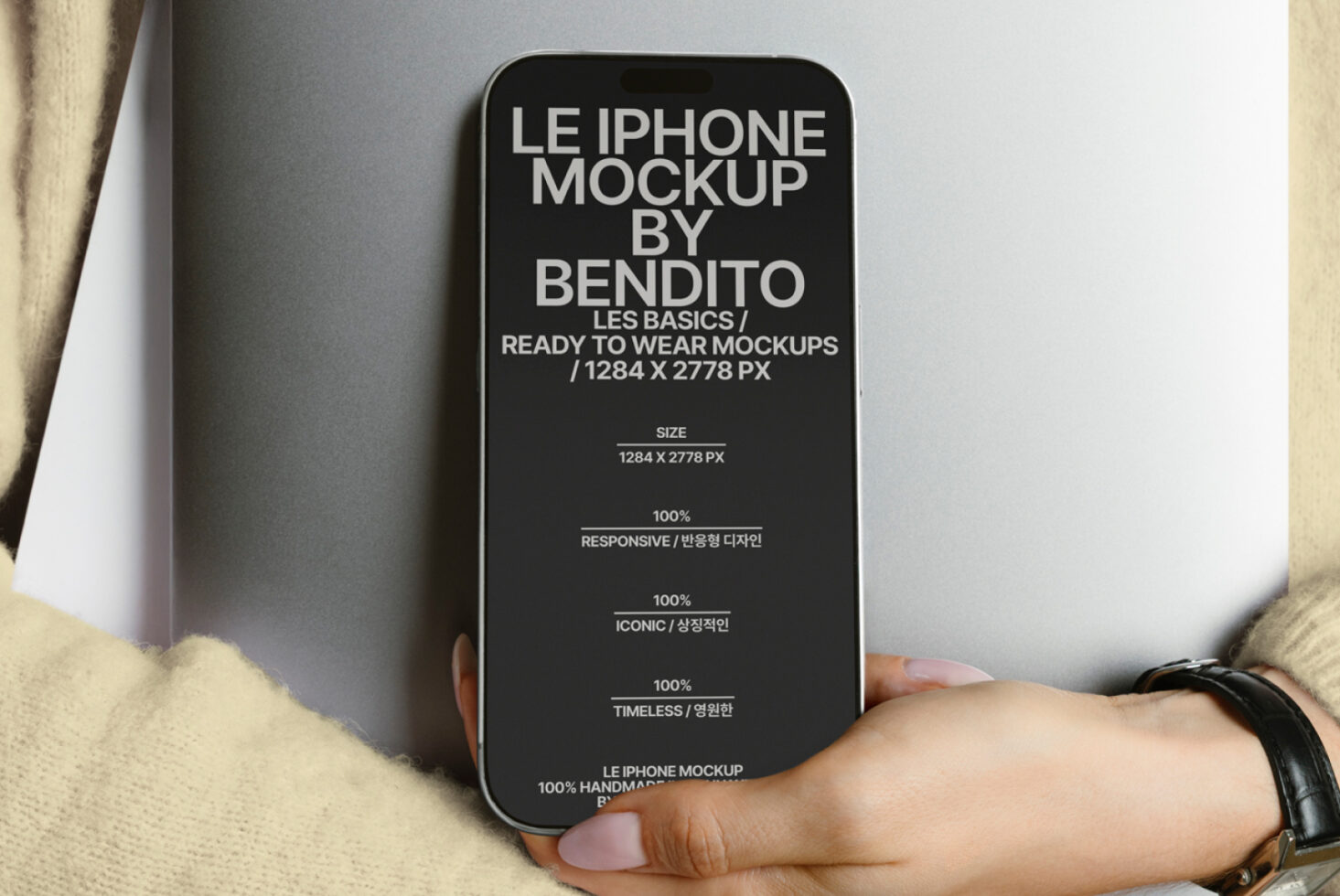 Le iPhone LB25W35 Mockup preview 2