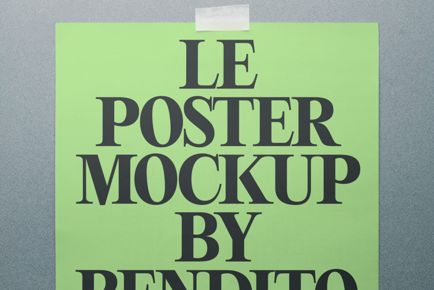 Le Poster LB26W10 Mockup preview 2