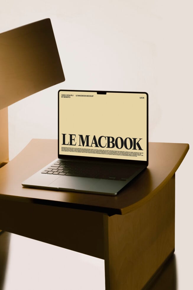 Le MacBook LB26W3803 Mockup