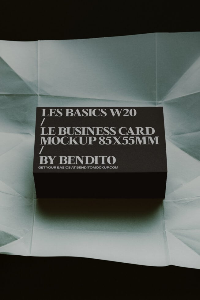 Le Business Card LB26W2001 Mockup preview 4