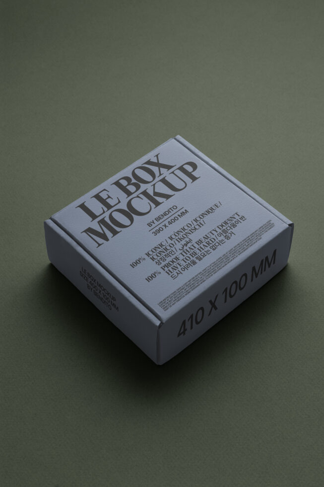Le Box LB25W25 Mockup preview 4