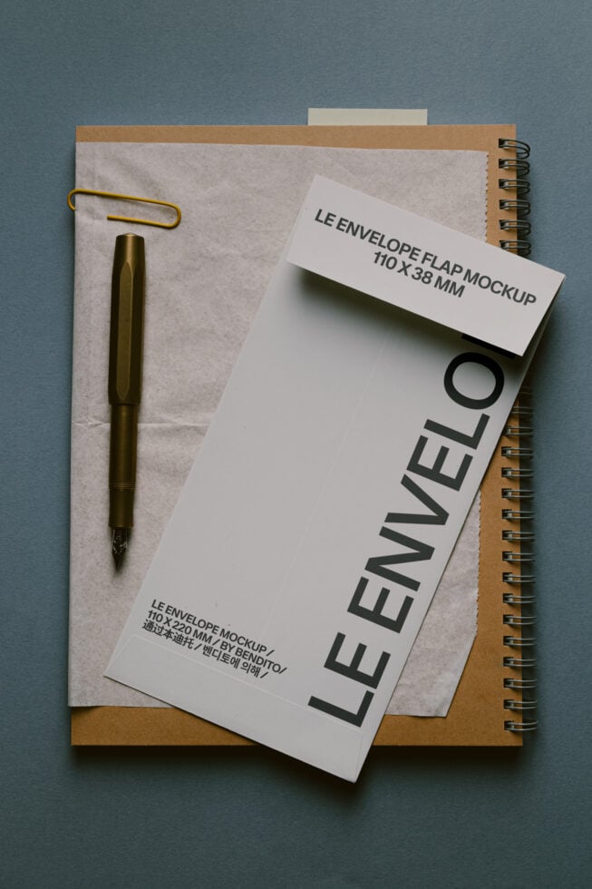 Le Envelope LB26W22 Mockup