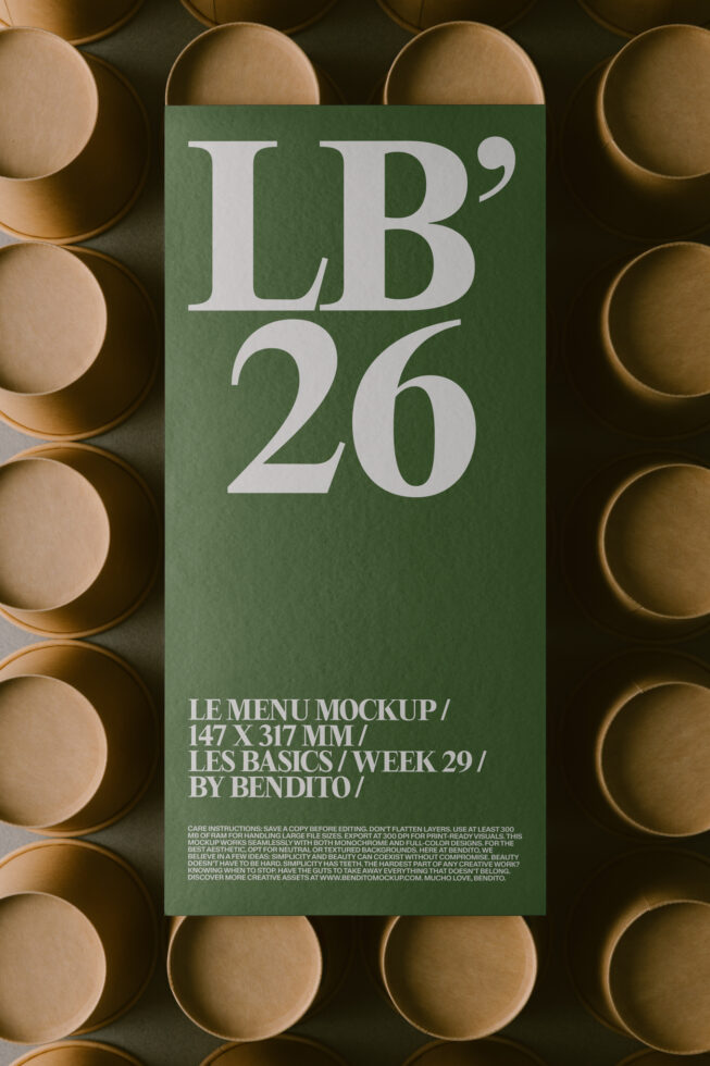 Le Menu LB26W29 Mockup preview 4