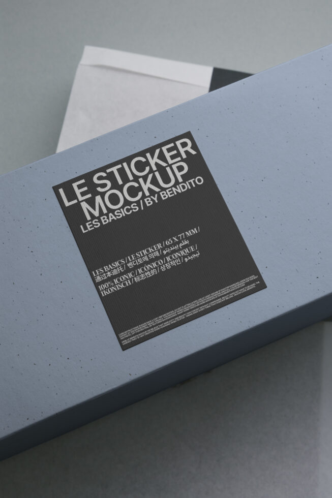 Le Sticker LB25W24 Mockup preview 4