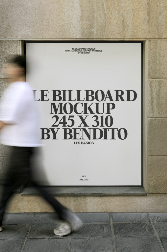 Le Billboard LB26W08 Mockup