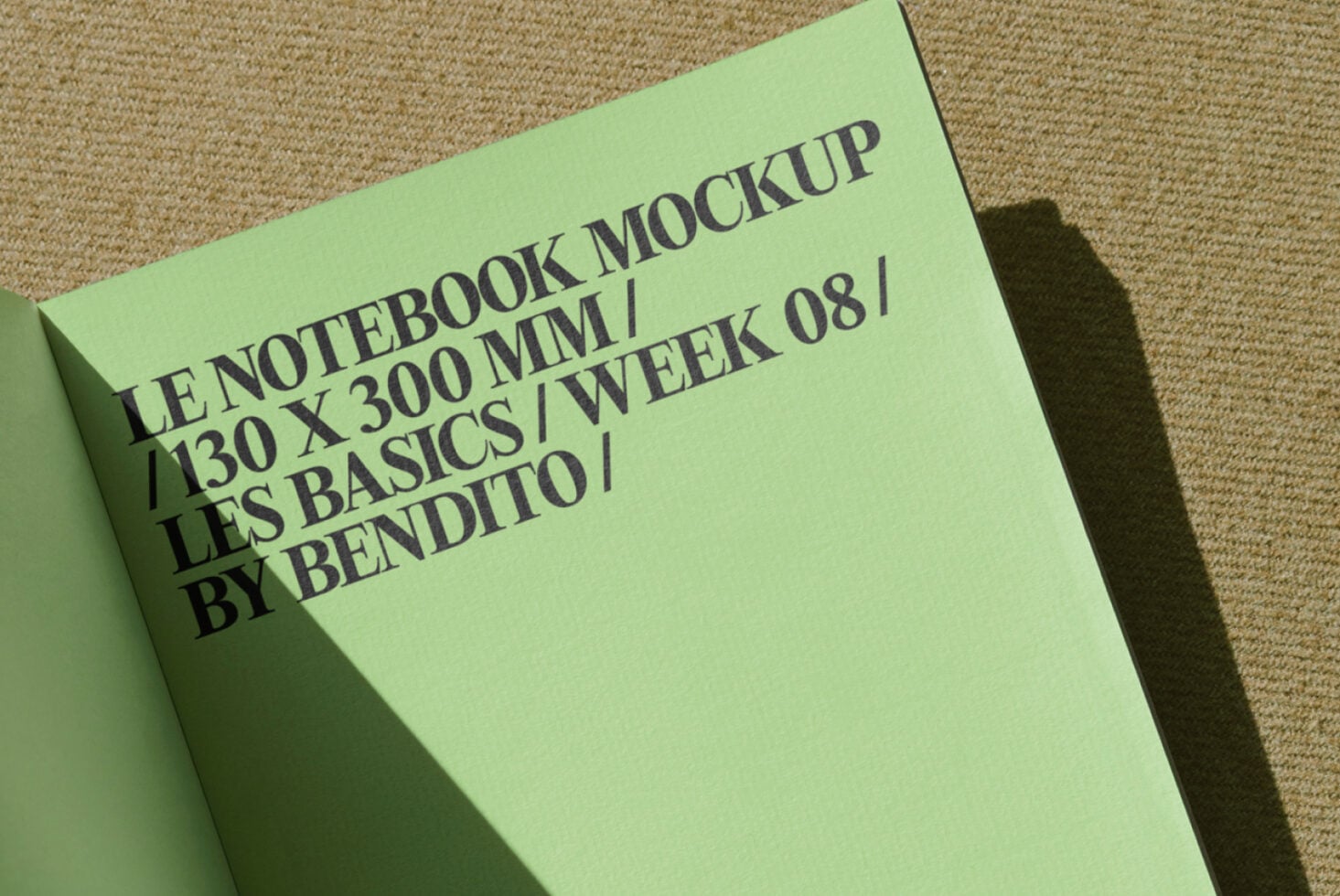 Le Notebook LB26W08 Mockup preview 2