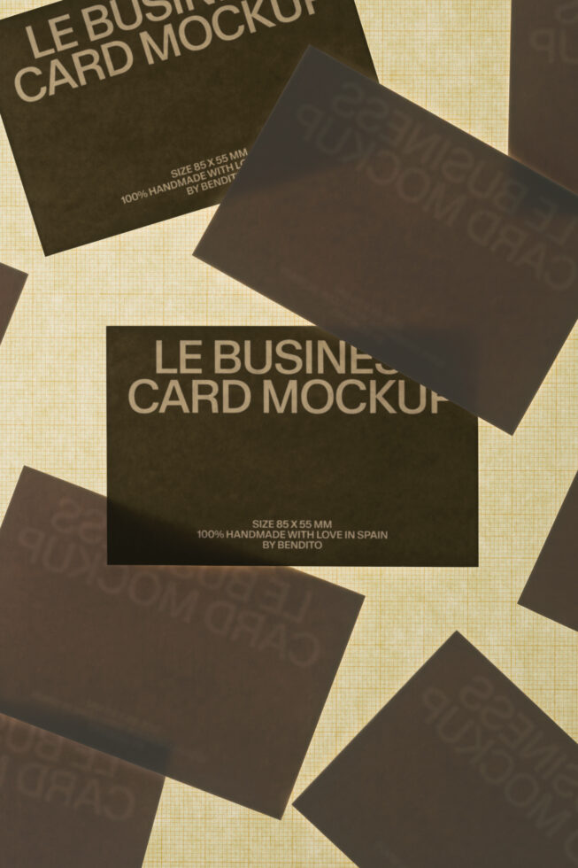 Le Business Card LB26W34 Mockup preview 4