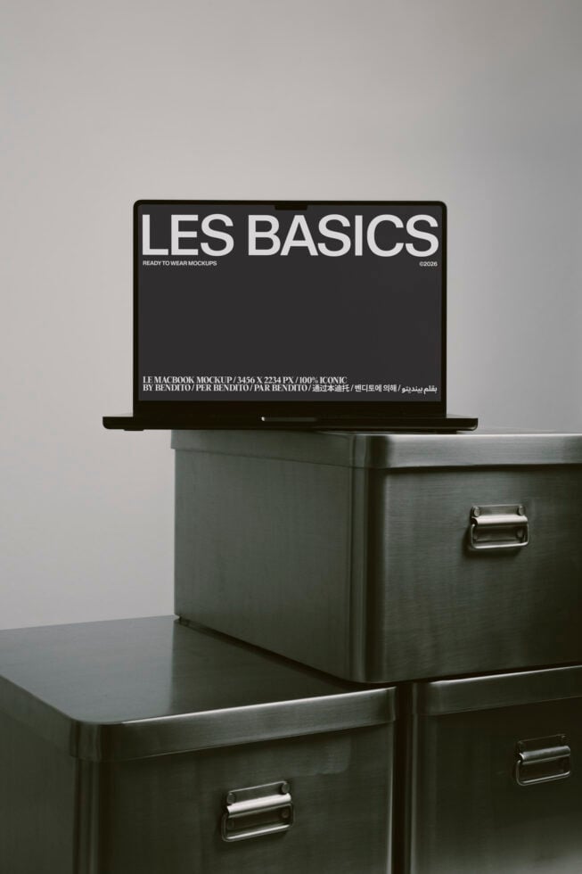Le MacBook LB26W0201 Mockup preview 4