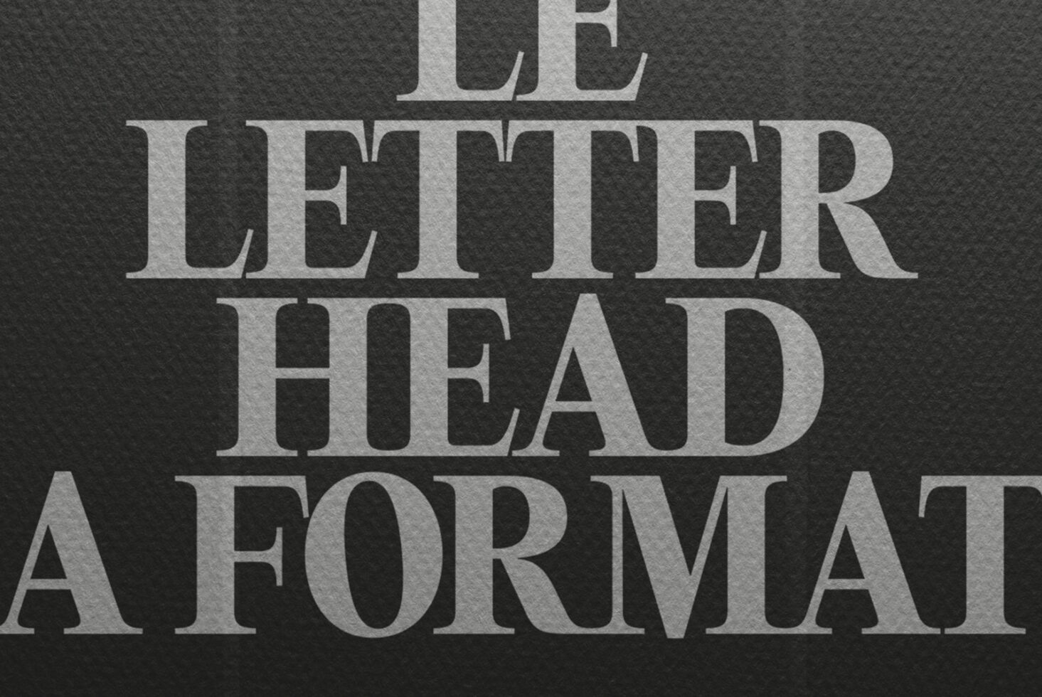 Le Letterhead LB26W34 Mockup preview 2