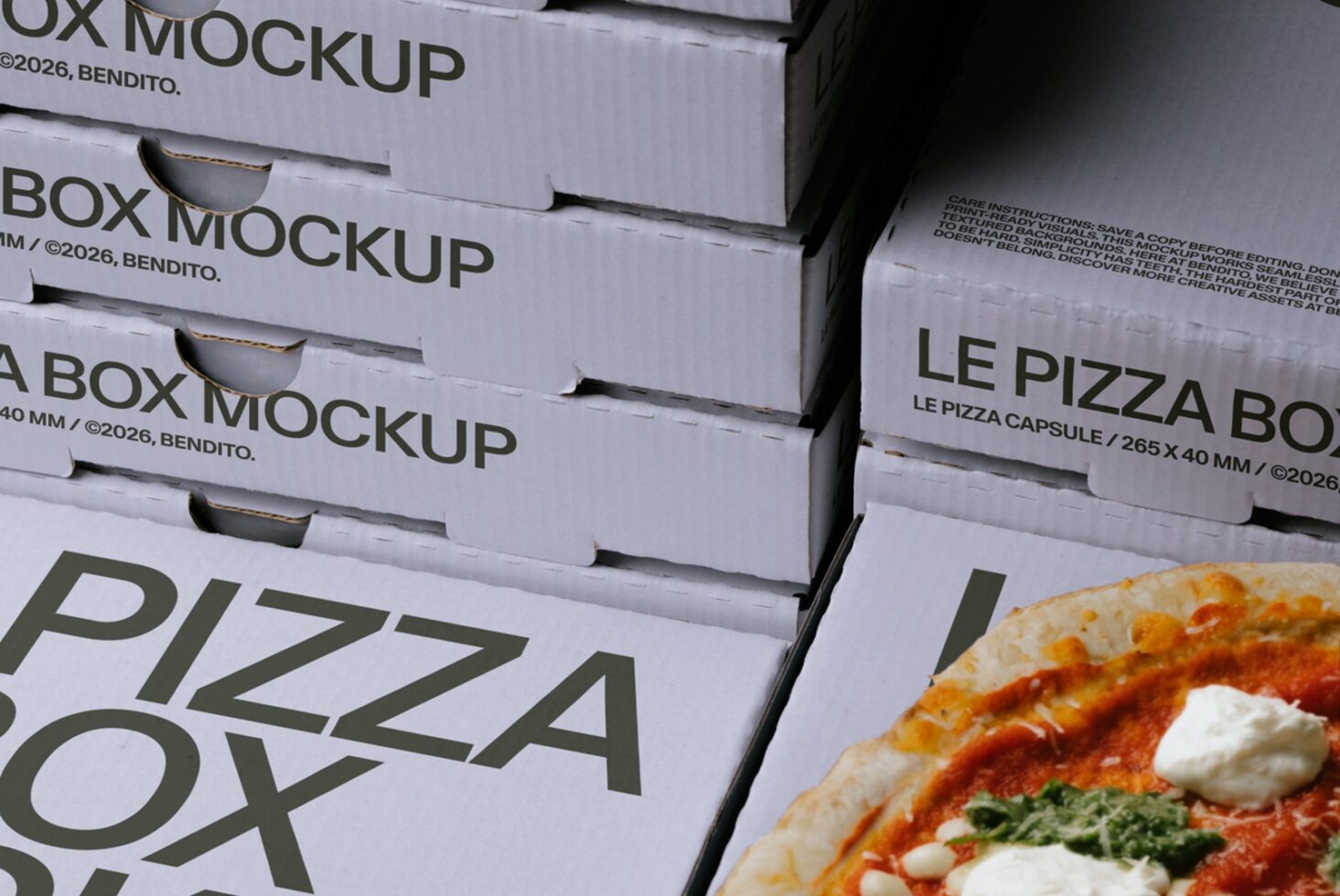 Le Pizza Box LB26W2807 Mockup preview 2