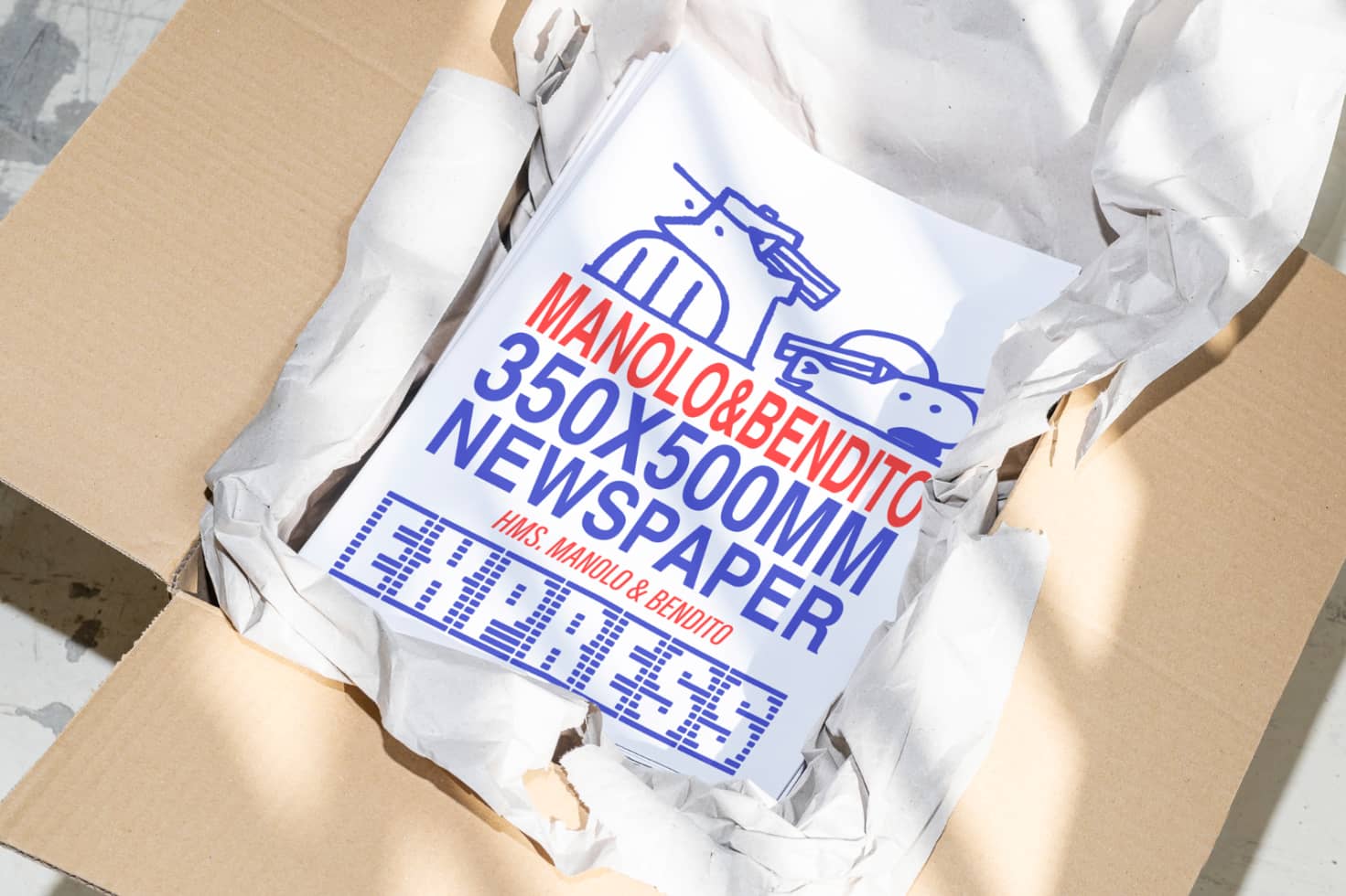 Newspaper M&B Mockup preview 3