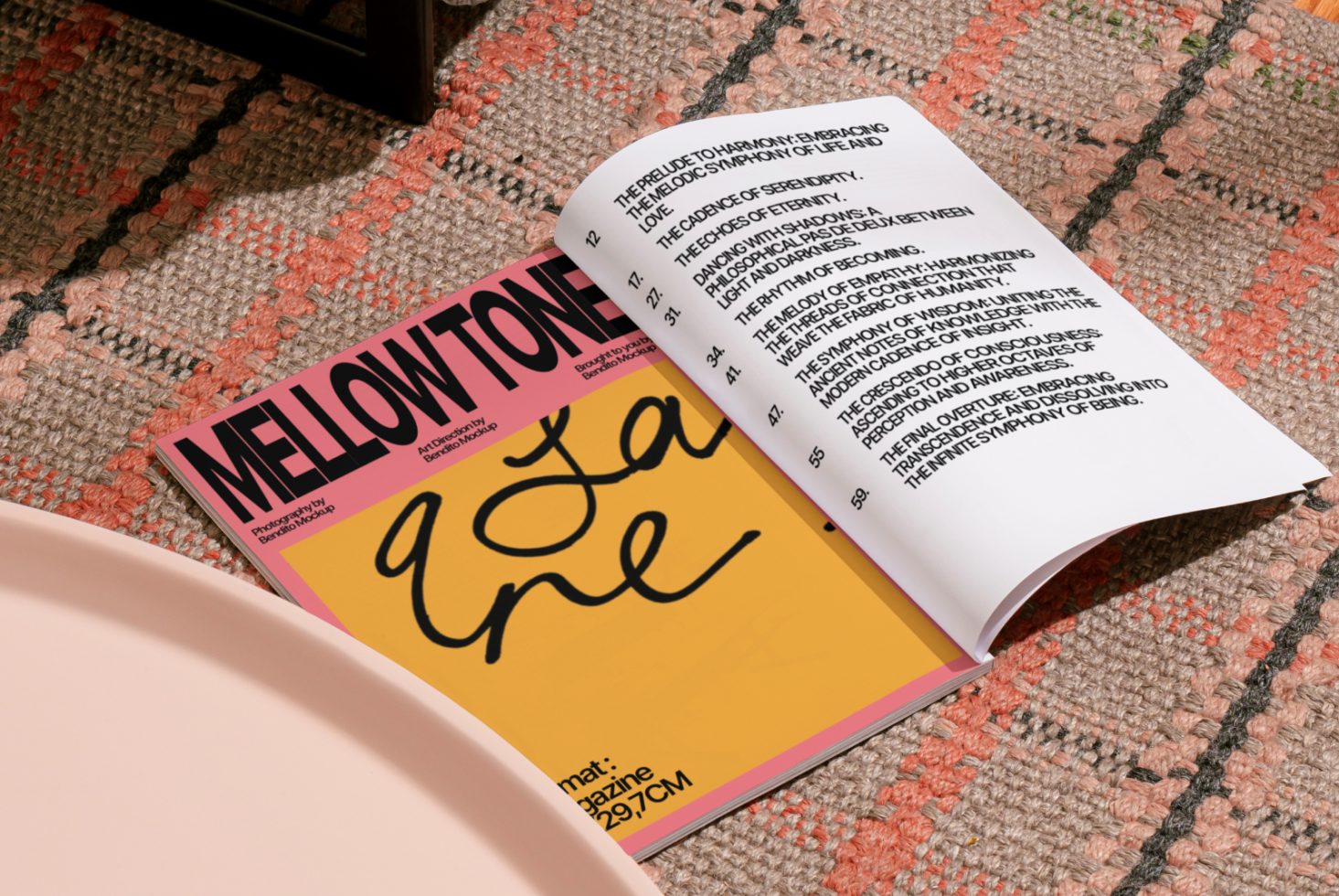 Magazine MT04 Mockup preview 2
