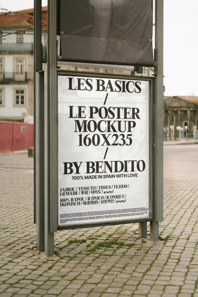 Le Poster LB25W19 Mockup