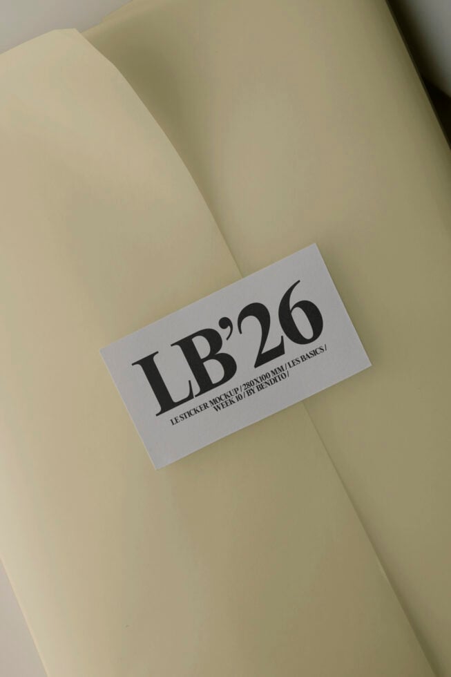 Le Sticker LB26W36 Mockup
