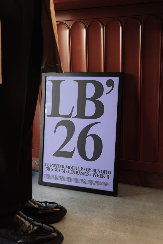 Le Poster LB26W11 Mockup preview 4