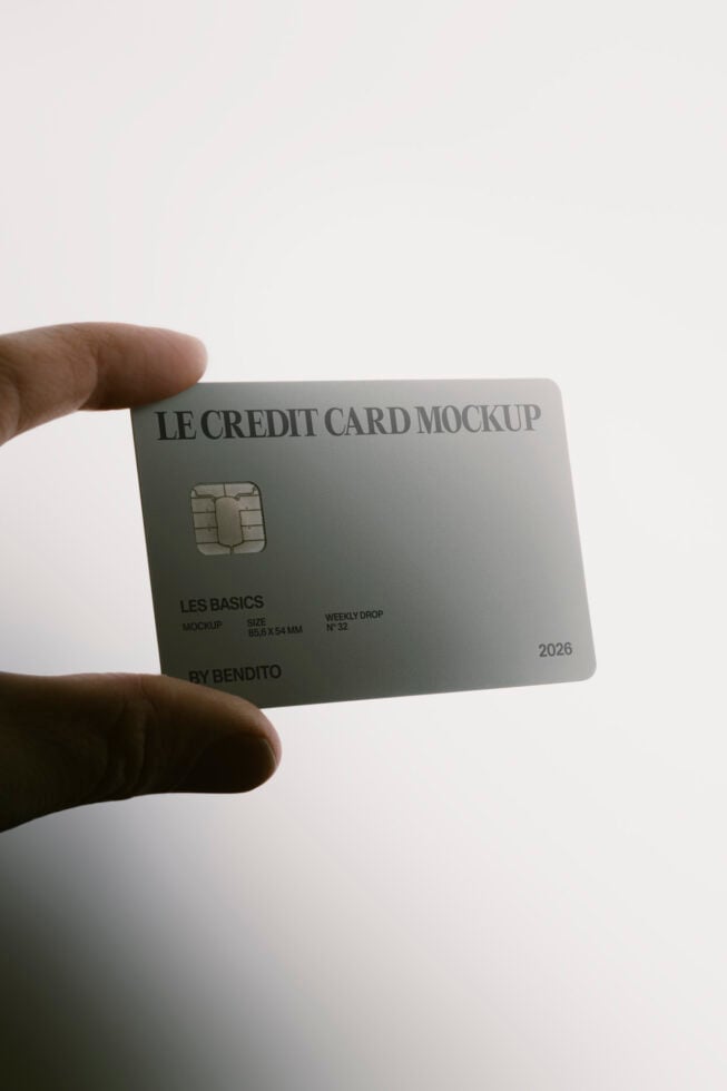 Le Card LB26W32 Mockup