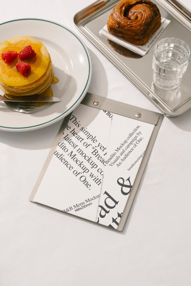 Menu BandB Mockup