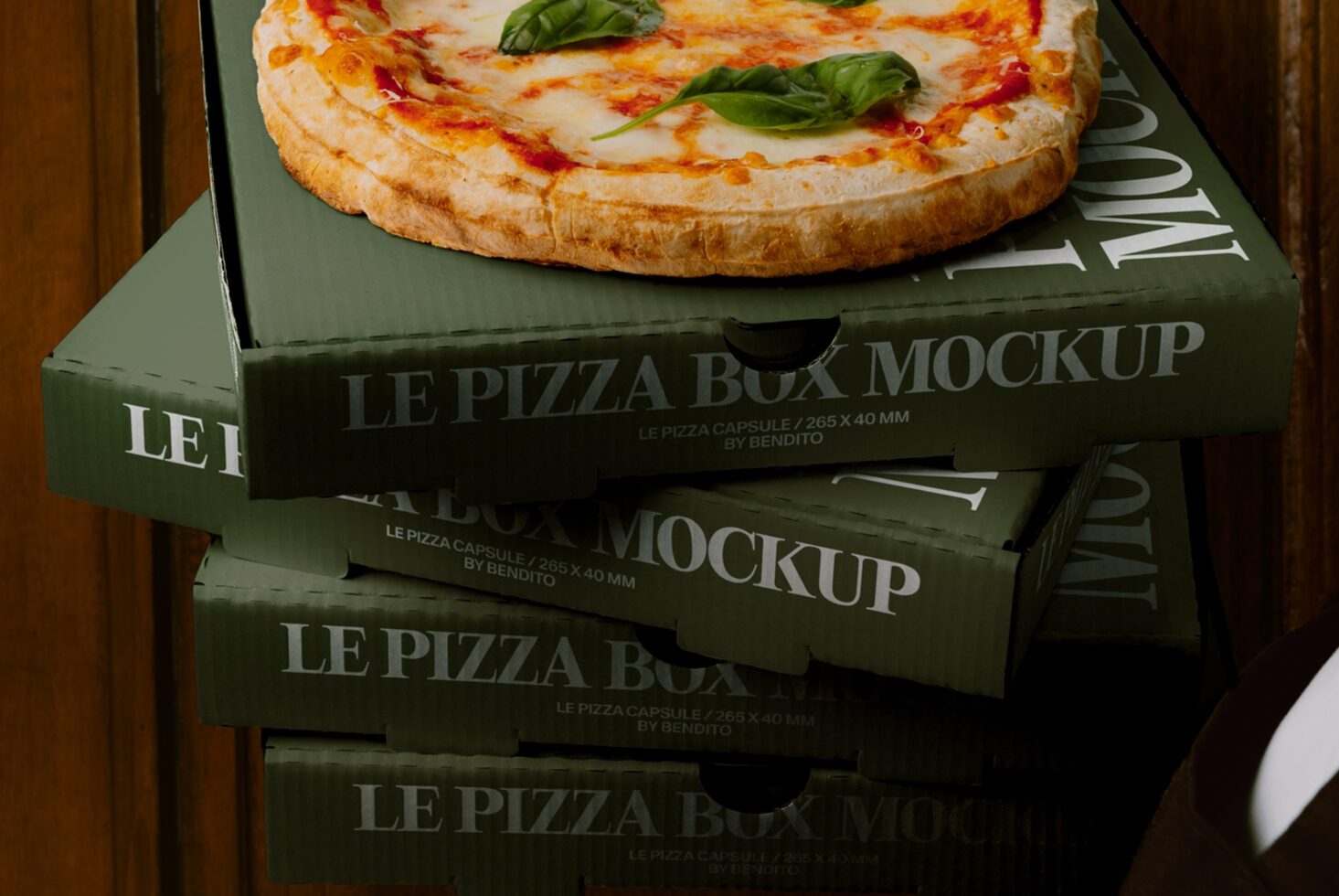 Le Pizza Box LB26W2806 Mockup preview 2