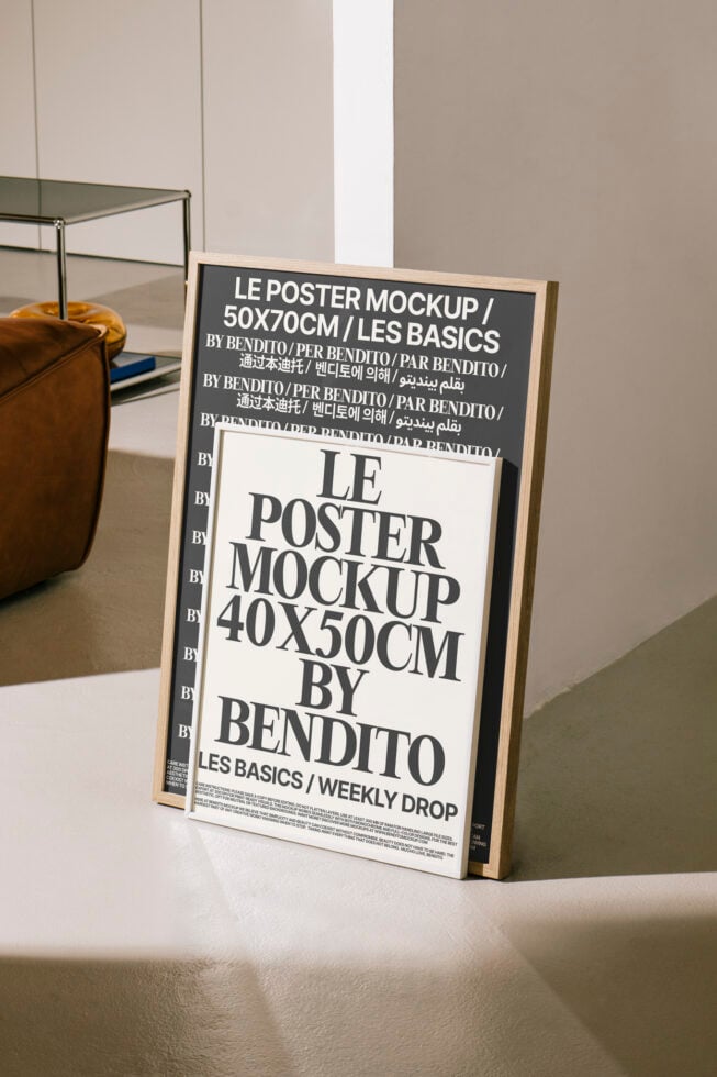 Le Poster LB25W0501 Mockup
