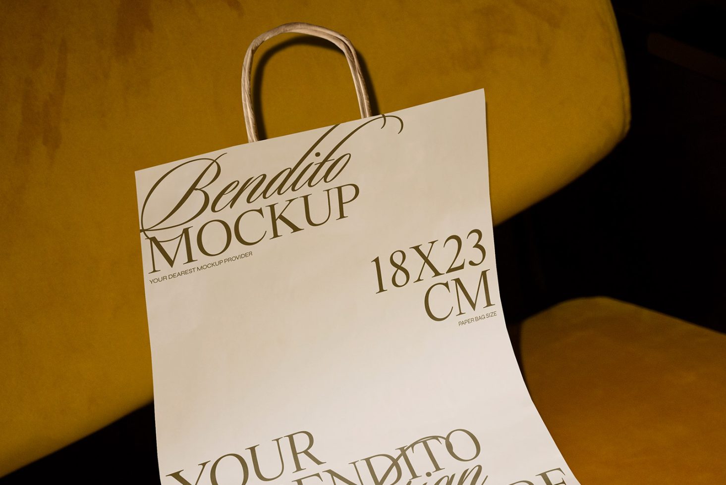 Small Paper Bag F 03 Mockup preview 2