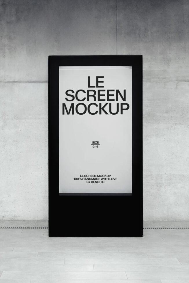 Le Screen LB26W12 Mockup