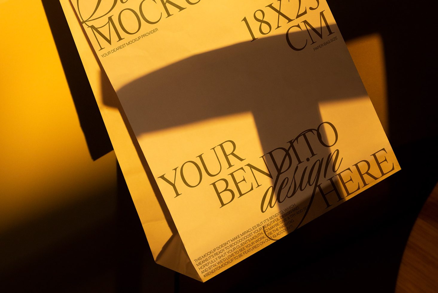Small Paper Bag F 02 Mockup preview 2