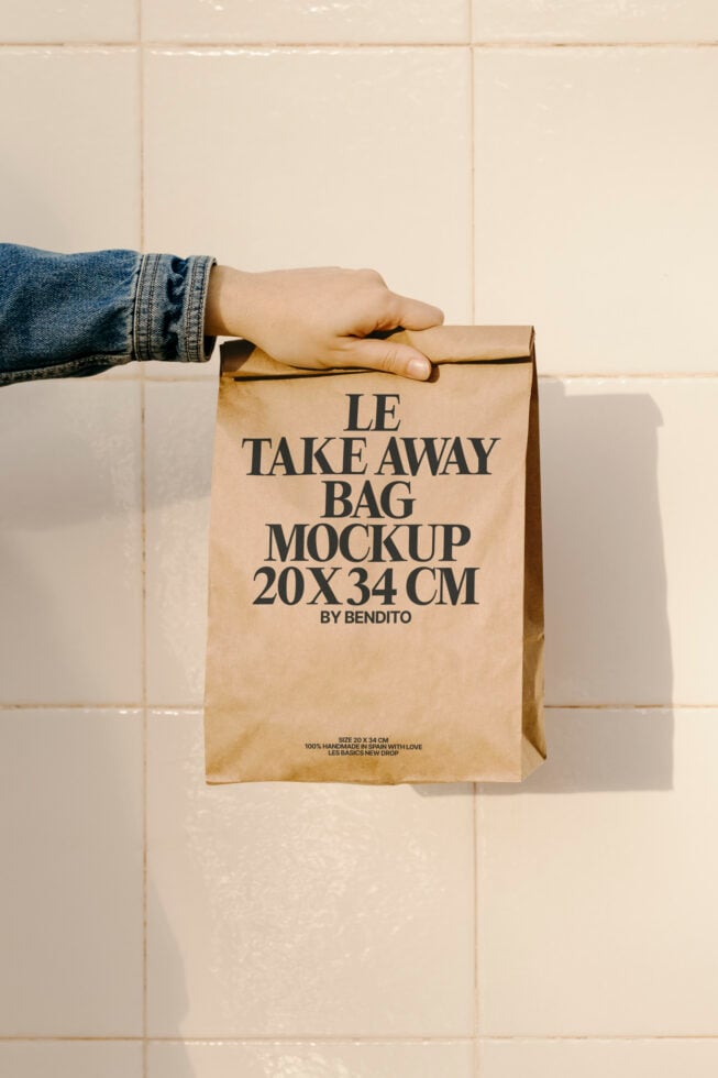 Le Take Away Bag LB25W13 Mockup