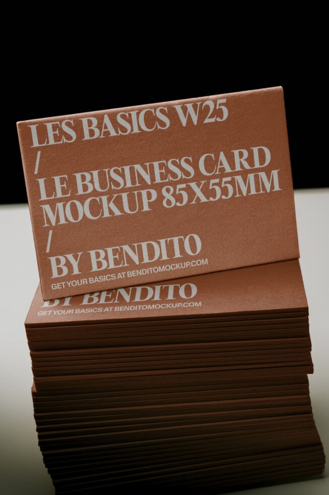 Le Business Card LB26W25 Mockup preview 4