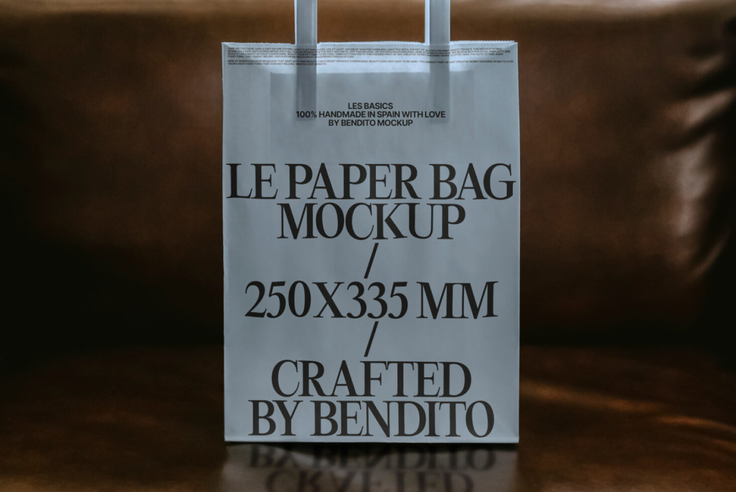 Le Paper Bag LB25W17 Mockup preview 2