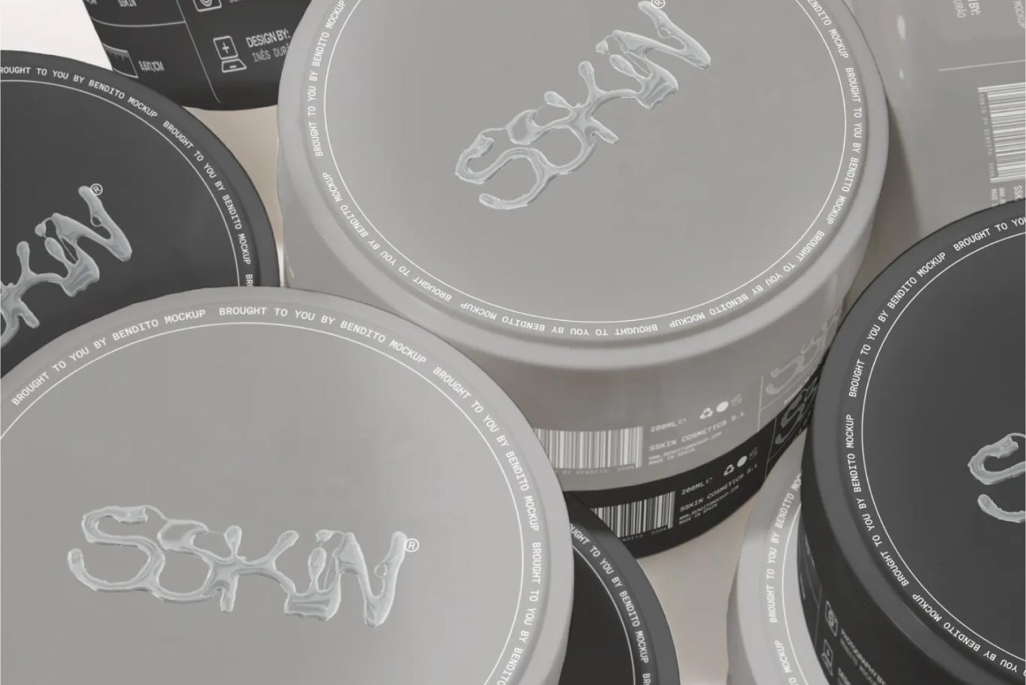 Cosmetic Jar SS01 Mockup preview 2